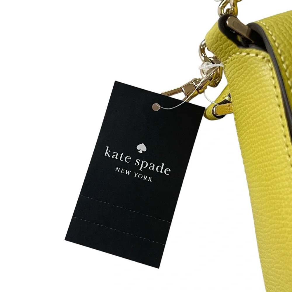 kate spade Phoebe Leather Lime Color Crossbody Bag NWT - Picture 8 of 17
